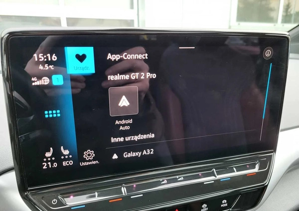 Volkswagen ID.4 cena 154900 przebieg: 21855, rok produkcji 2021 z Głuszyca małe 466